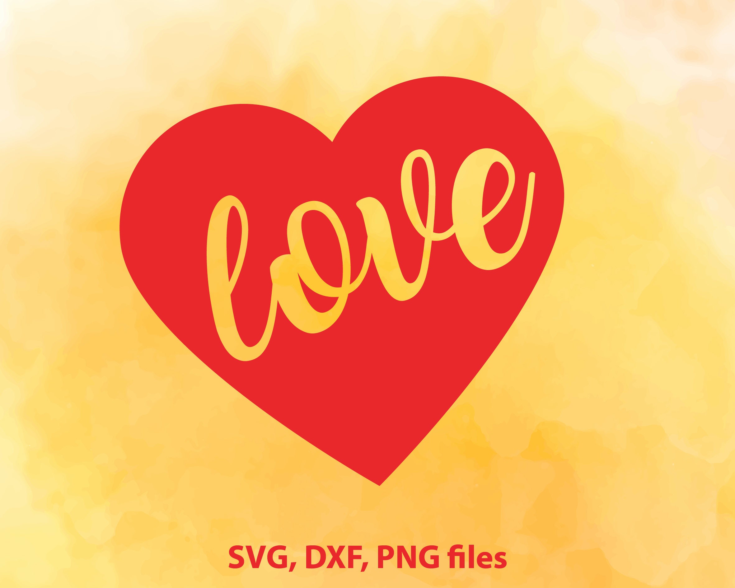 Heart Svg File Heart Dxf Heart Cut File Heart Clip Art Etsy