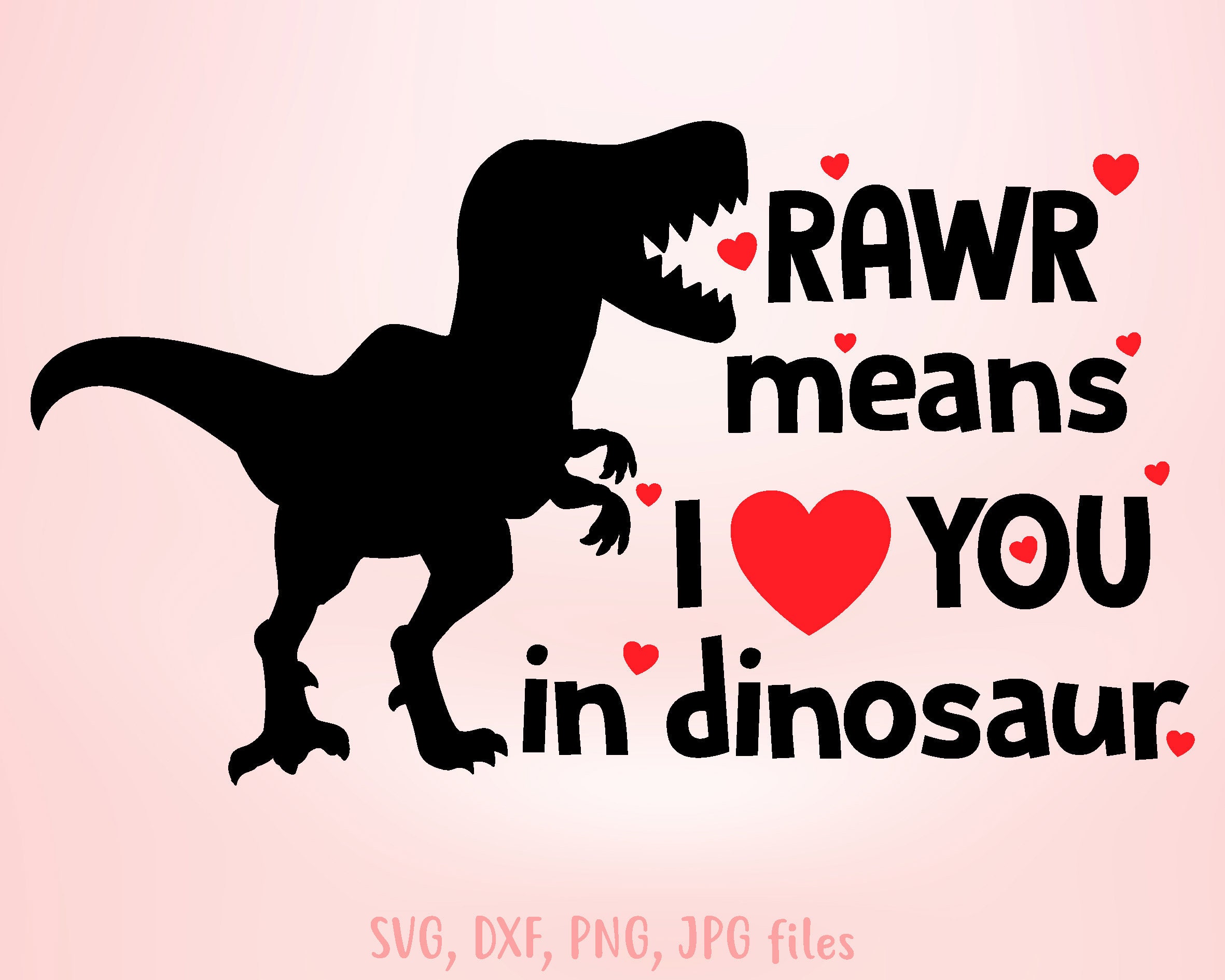 Rawr significa que te amo en dinosaurio svg TRex Valentines - Etsy España Rawr significa que te amo en dinosaurio svg TRex Valentines - Etsy España