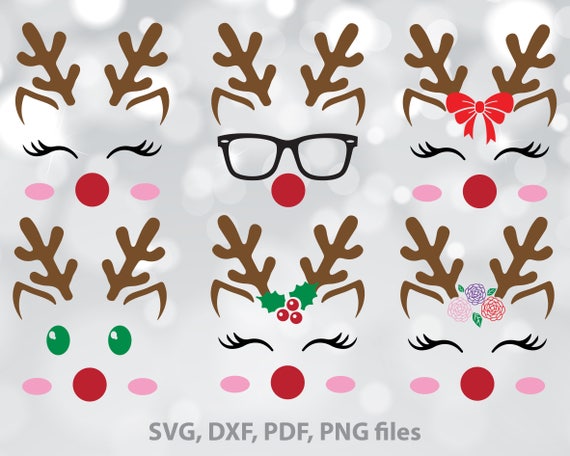 Download Reindeer SVG Deer face Cute baby deer Reindeer Clipart | Etsy