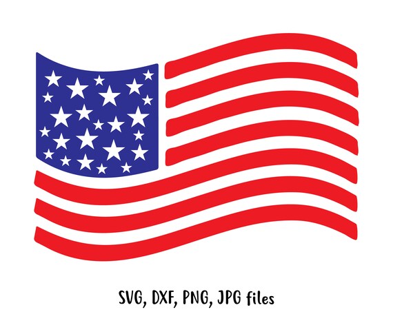 Download Usa Flag Svg Independence Day Svg Us Flag Cut File America Etsy