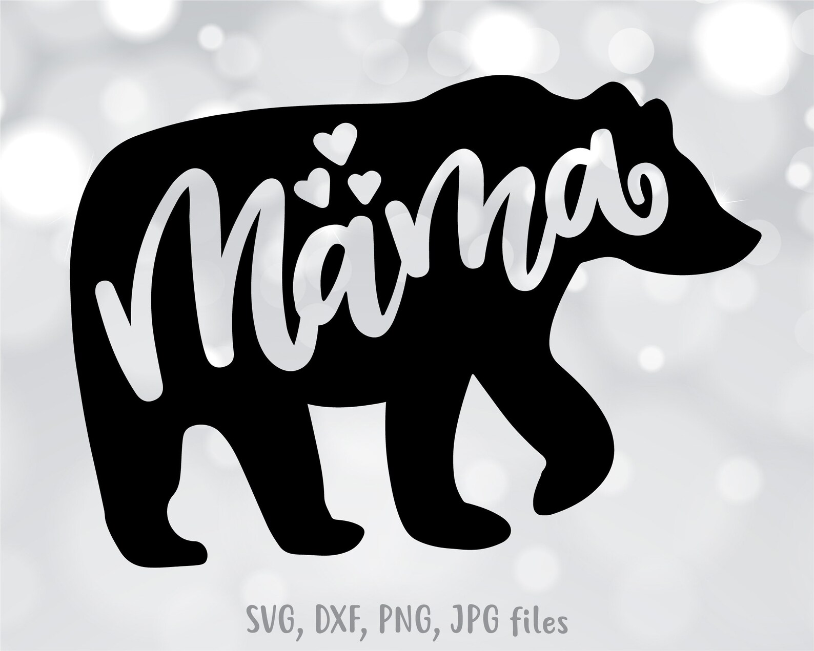 Mama Bear SVG Mommy SVG Mom To Be svg Mom Shirt Design image 0.
