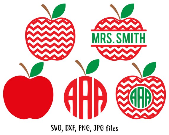 Download Chevron Apple Monogram Svg Chevron Apple Svg Apple Svg Etsy