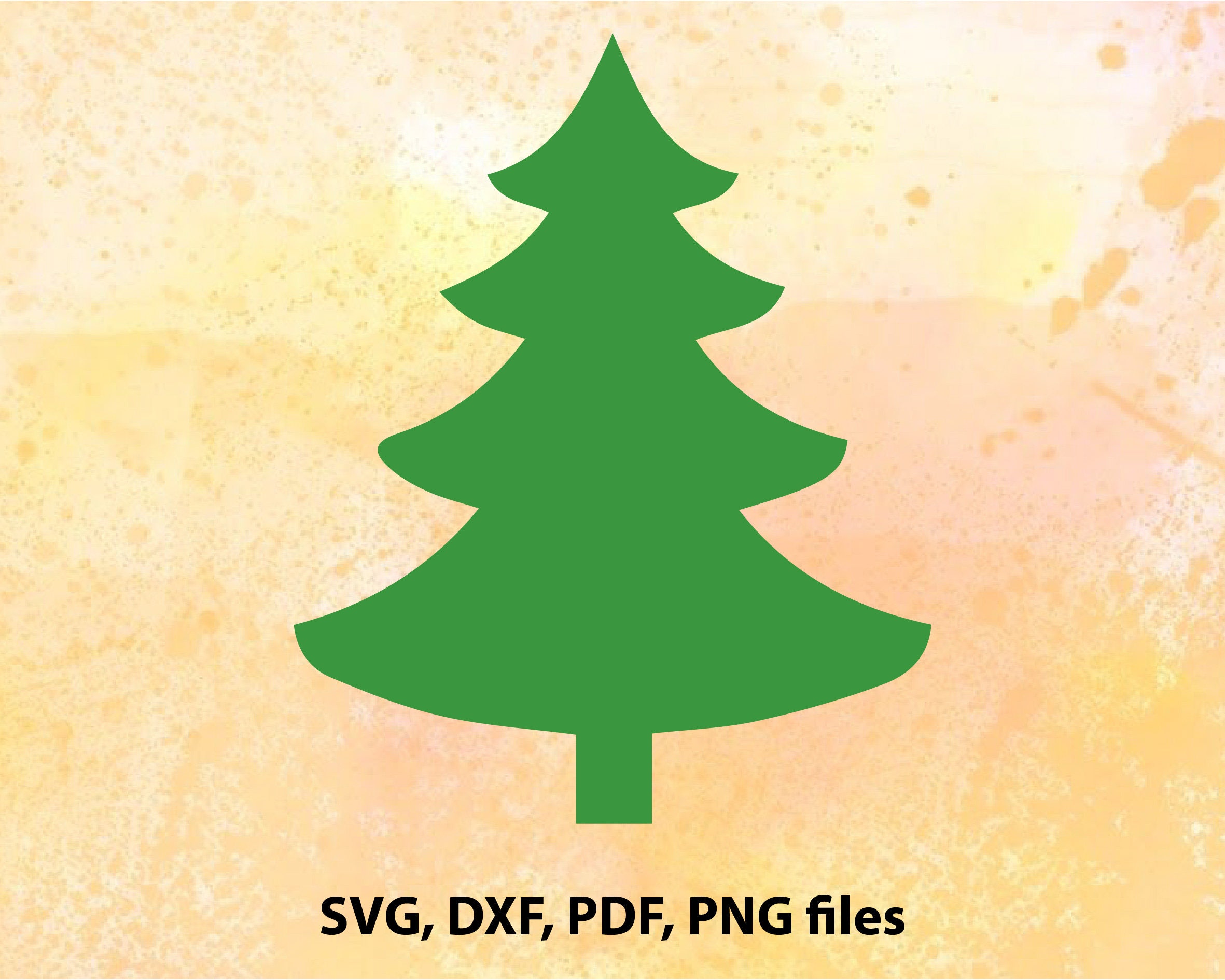 Download Christmas Tree SVG File Christmas Tree Cut File Png | Etsy