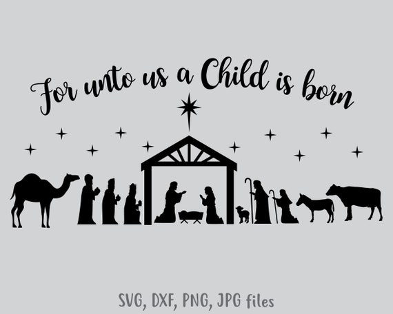 Download Nativity Svg Nativity Scene Svg Christmas Svg Holiday Etsy