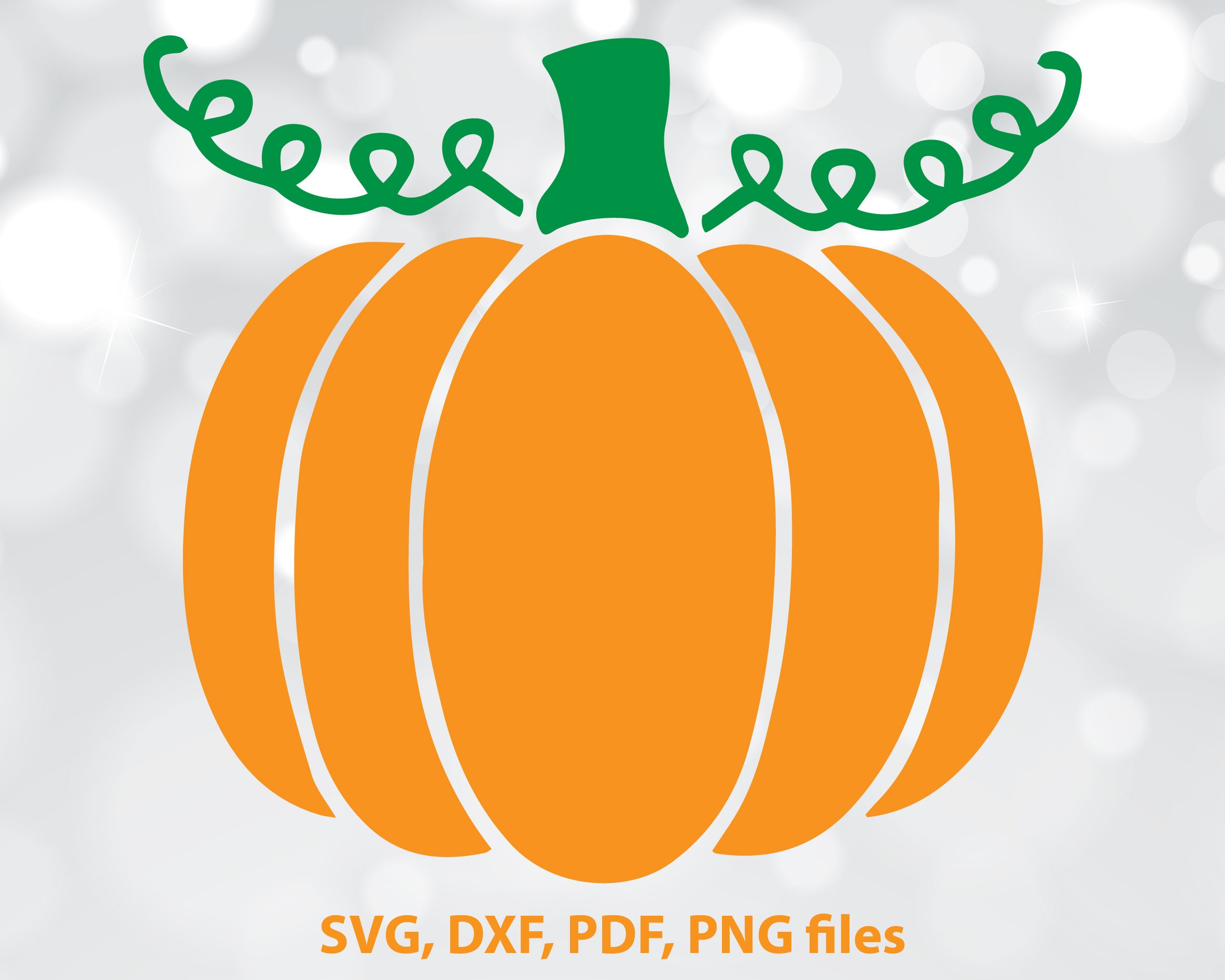 Pumpkin dxf Pumpkin svg Halloween cutting files Pumpkin Cut | Etsy