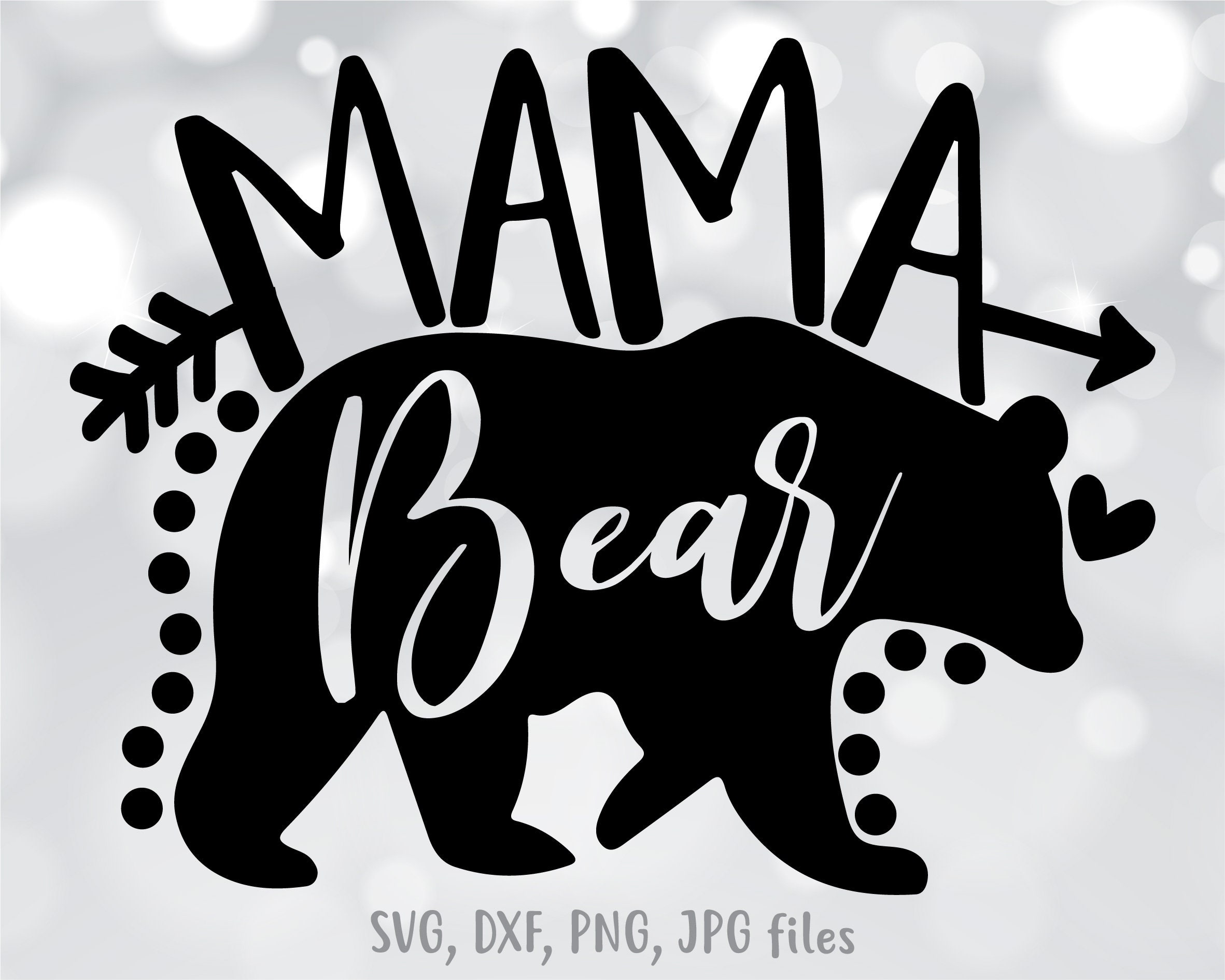 Download Mama Bear SVG Mommy SVG Mom To Be svg Mom Shirt Design | Etsy