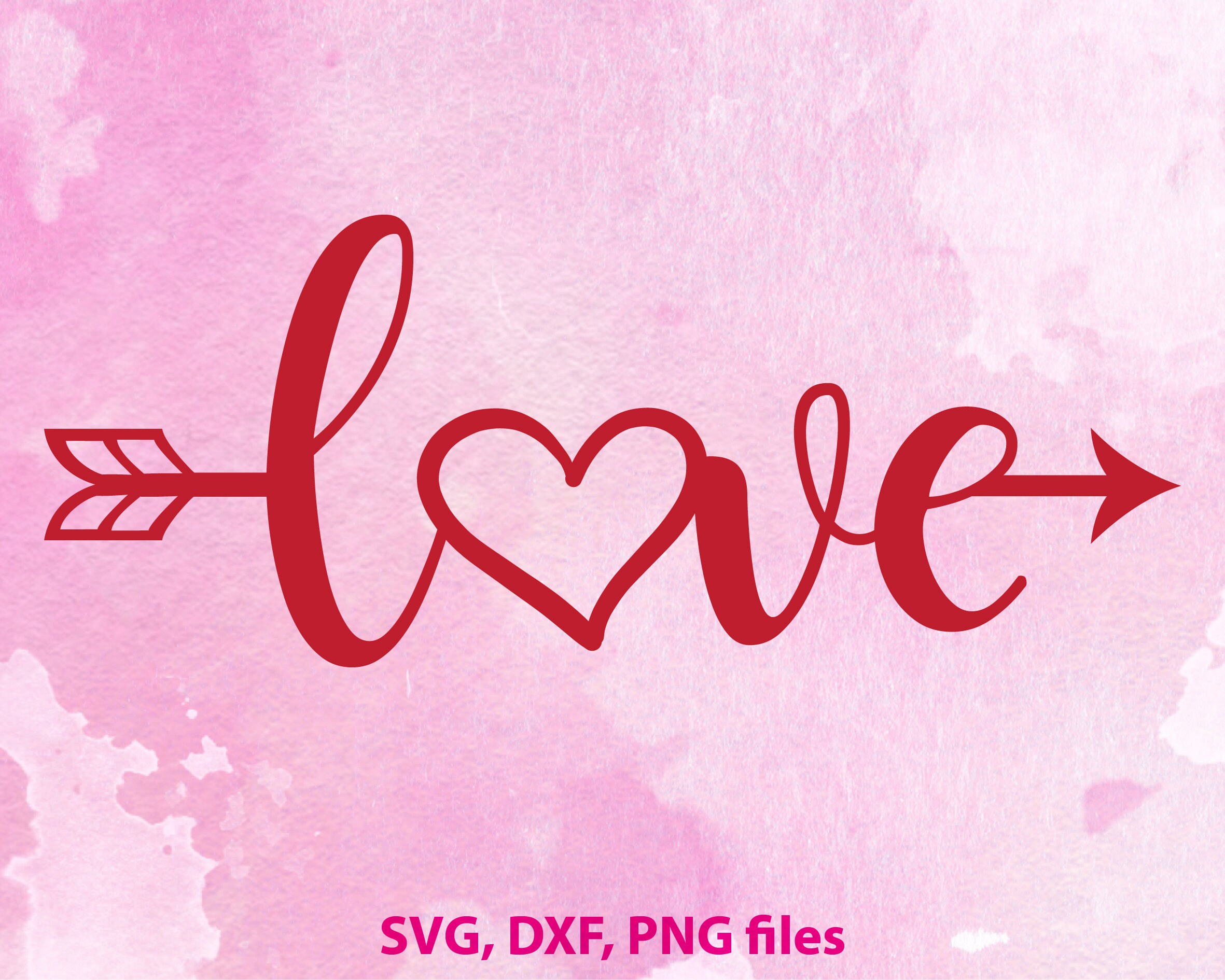 Download Valentines SVG File Arrow Love SVG Love SVG files for | Etsy