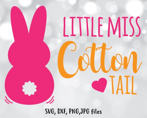 Download Little miss cotton tail SVG Easter SVG Easter cut files | Etsy
