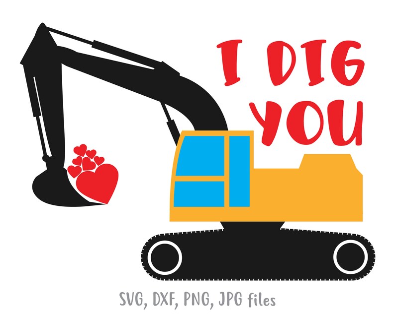 Download I DIG YOU svg Boy Valentine svg Valentines svg files | Etsy