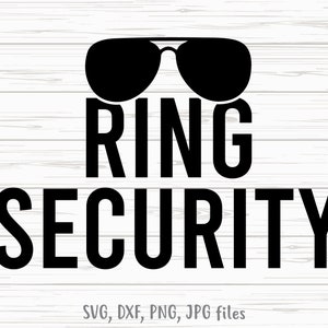 Ringbeveiliging svg, ringdrager svg, Ring Boy svg, ringbeveiliging shirt svg | Cricut-silhouet | Inclusief svg dxf jpg png