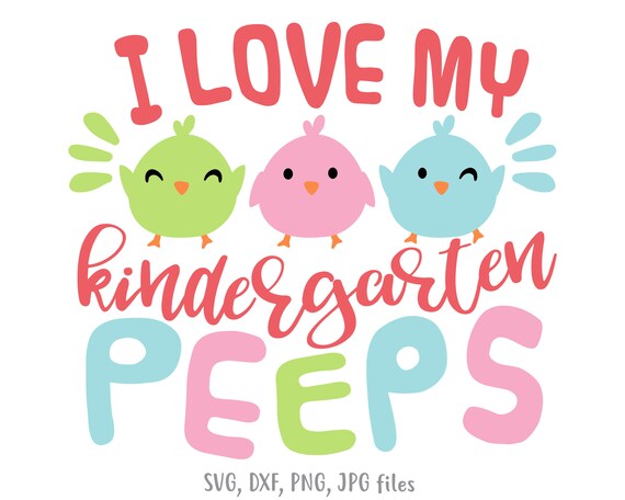 Kindergarten Teacher Easter Svg Easter Kindergarten Svg I Etsy
