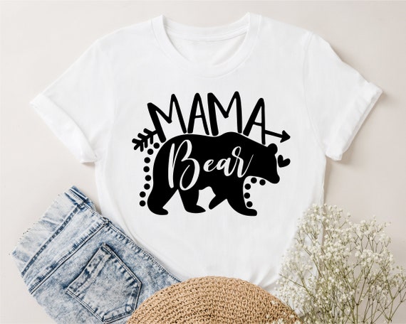  Mama Bear Sweatshirt For Women, Custom Mama Bear Childs Shirt,  Mothers Day Gift, Mom Shirt With Kids Name, Personalized Mama Sweatshirt,  Christmas Shirt, Family Christmas Shirt : Handmade Products