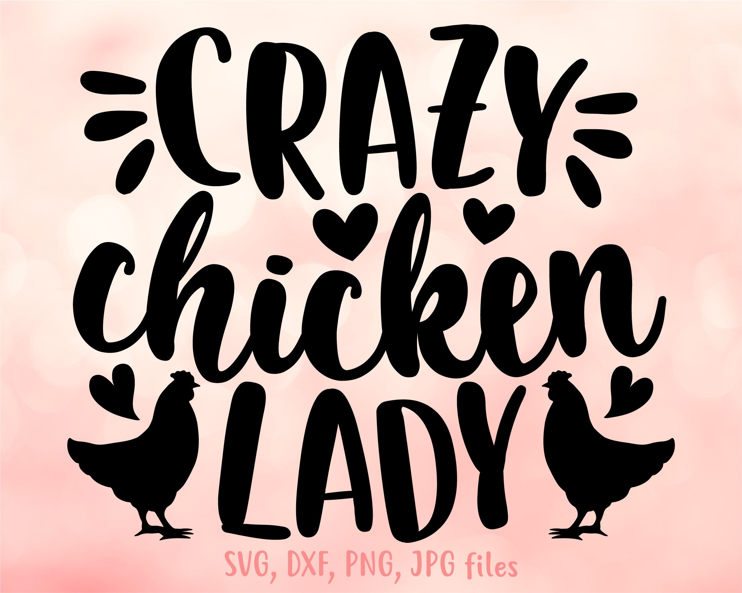 Beware Crazy Chicken Lady Rectangular Wooden Chopping Board - Funny Animal