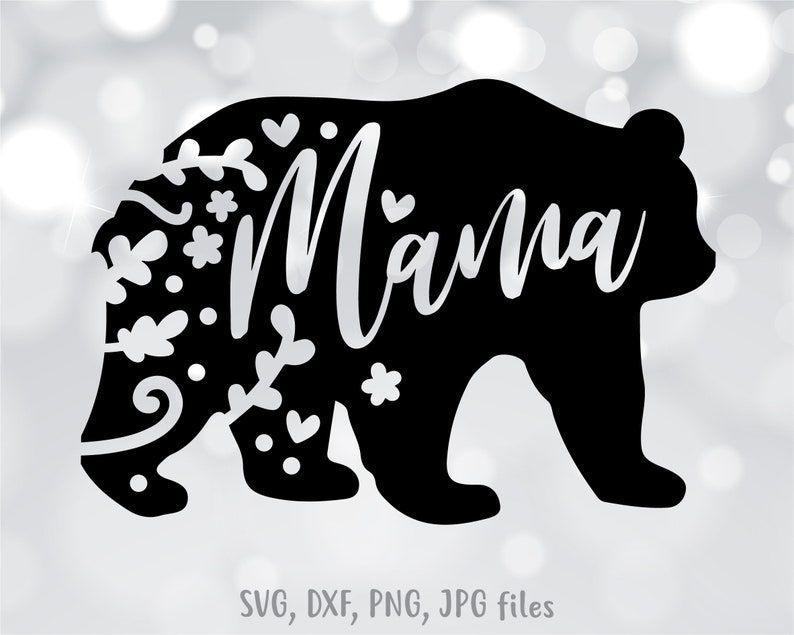 Mama Bear SVG Mommy SVG Mom To Be svg Mom Shirt Design | Etsy