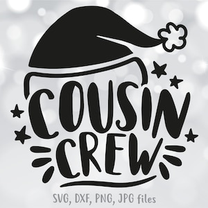 Svg cugino Crew, Svg di Natale per bambini, Svg cugino di Natale, Design maglietta cugino Crew svg, Svg di Natale abbinato ragazza ragazzo Cricut e Silhouette