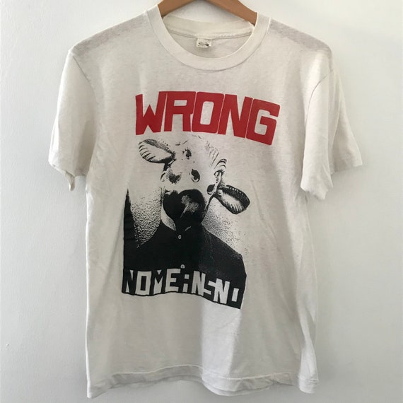Vintage 1989 NOMEANSNO Wrong Shirt Alice Donut Alt