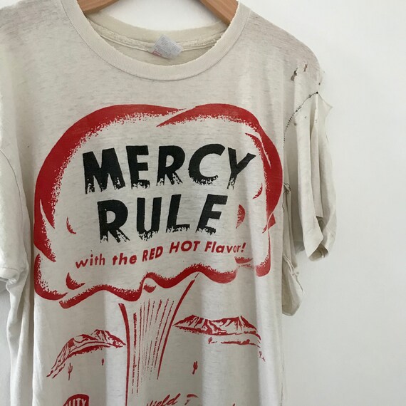 Vintage 90's Thrashed Mercy Rule Caulfield Records