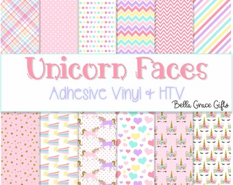 Printed HTV or ADHESIVE Adhesive Vinyl Cupcakes Design Vinyl Pattern Heat Transfer Heat Transfer Vinyl Printed Vinyl