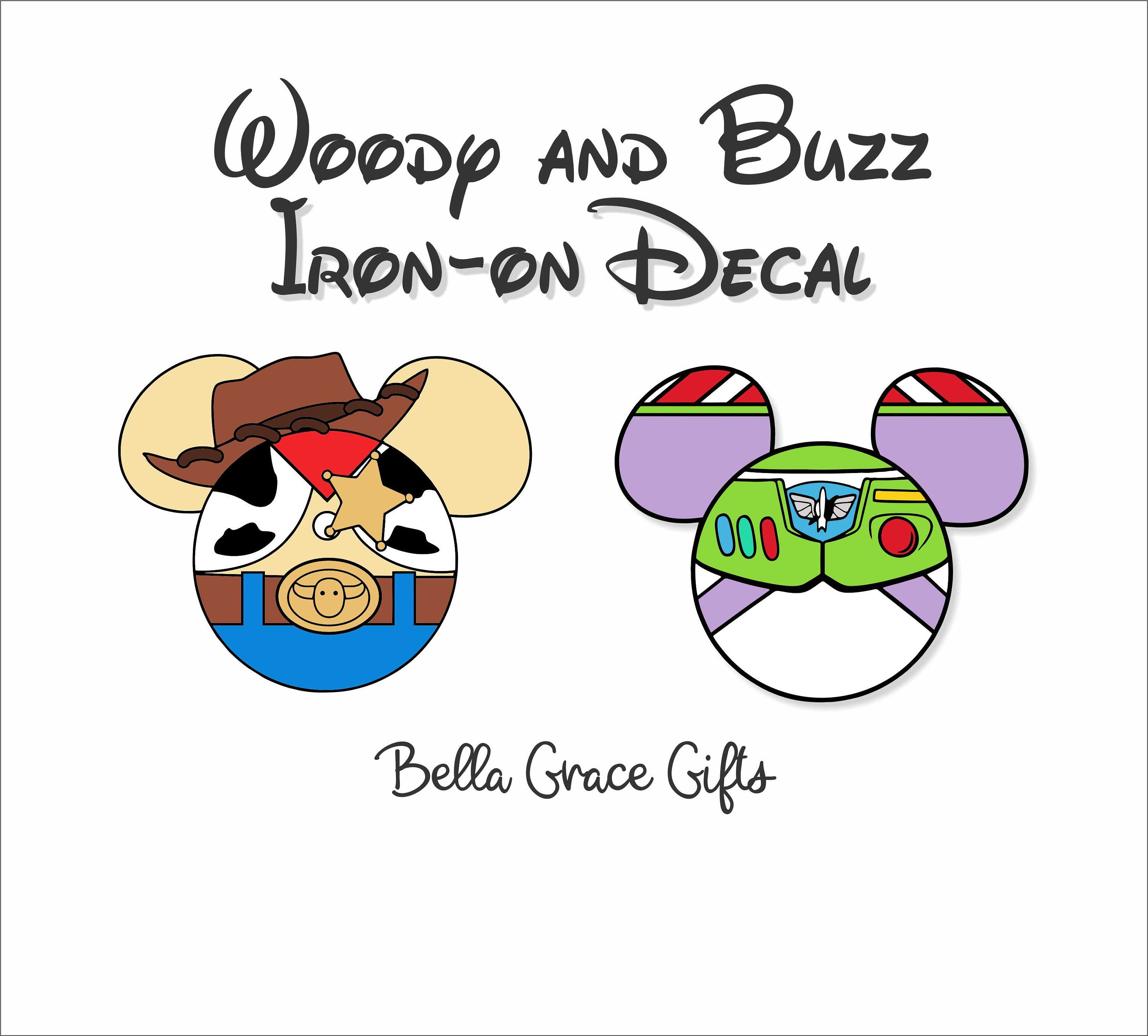buzz lightyear iron on