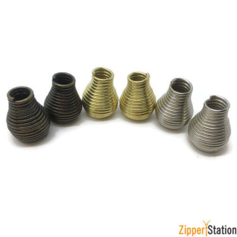 Metal Cord End Toggles Clothing Draw String Pull Cord Etsy