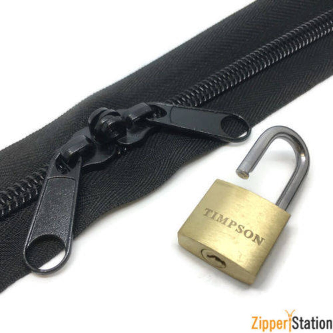 Heavy Duty Continuous Zip LOCKABLE sliders for suitcase tent Etsy