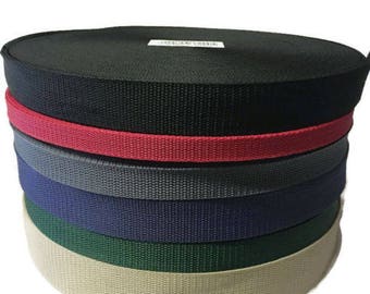 Polypropylene Webbing Strap, 10 15 20 25 30 40 50mm, bag straps, belts