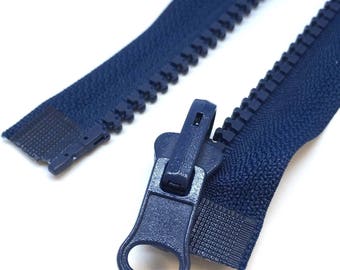 HYV/W O/E ZIP 81CM - Vislon Heavyweight Open End Zip: 81cm: Bright Blue - YKK - Foto 3