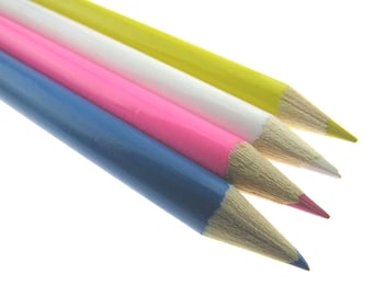 Tailors Chalk Pencils for Dressmaking and Quilting: Erasable fabric marker in 4 colours