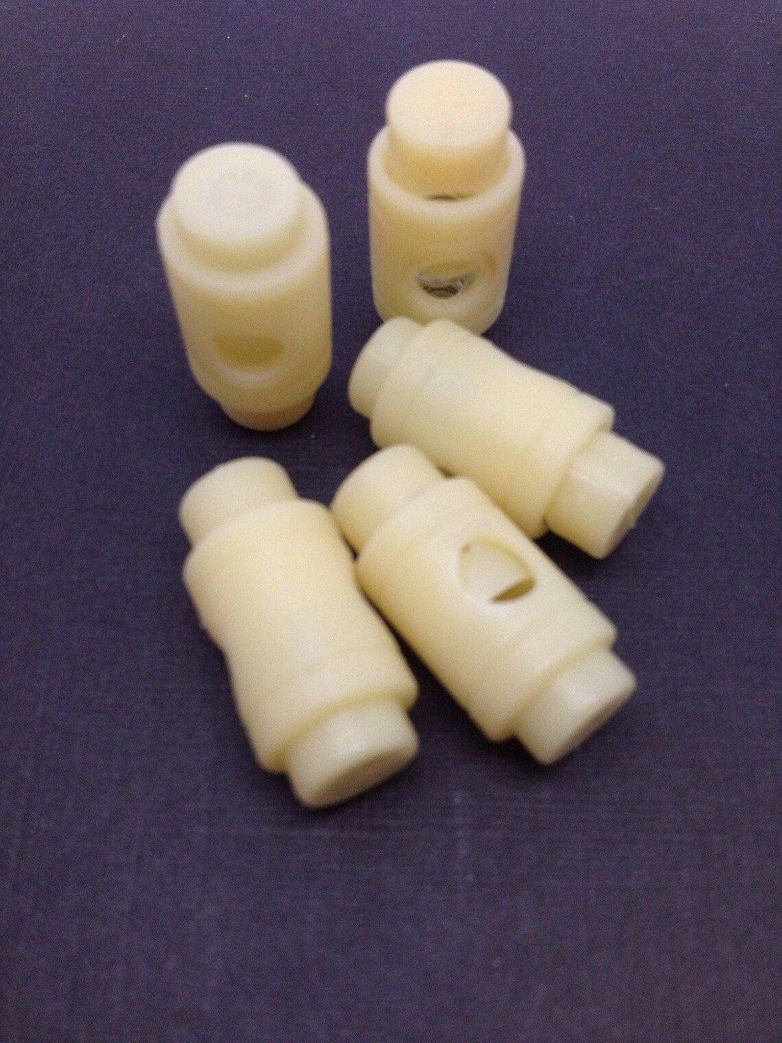 Toggle Cylinder Cord Lock End Spring Stopper - 18 Colours in Packs of 2 ...