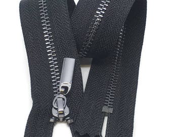 Gun Metal Teeth Zips No 3 Weight Zip - Closed End (GM3CE)