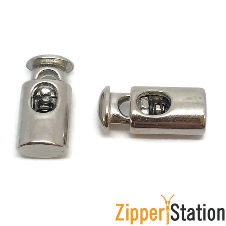 METAL Cord Locks With Spring Stopper Toggle Lock Ends Etsy UK
