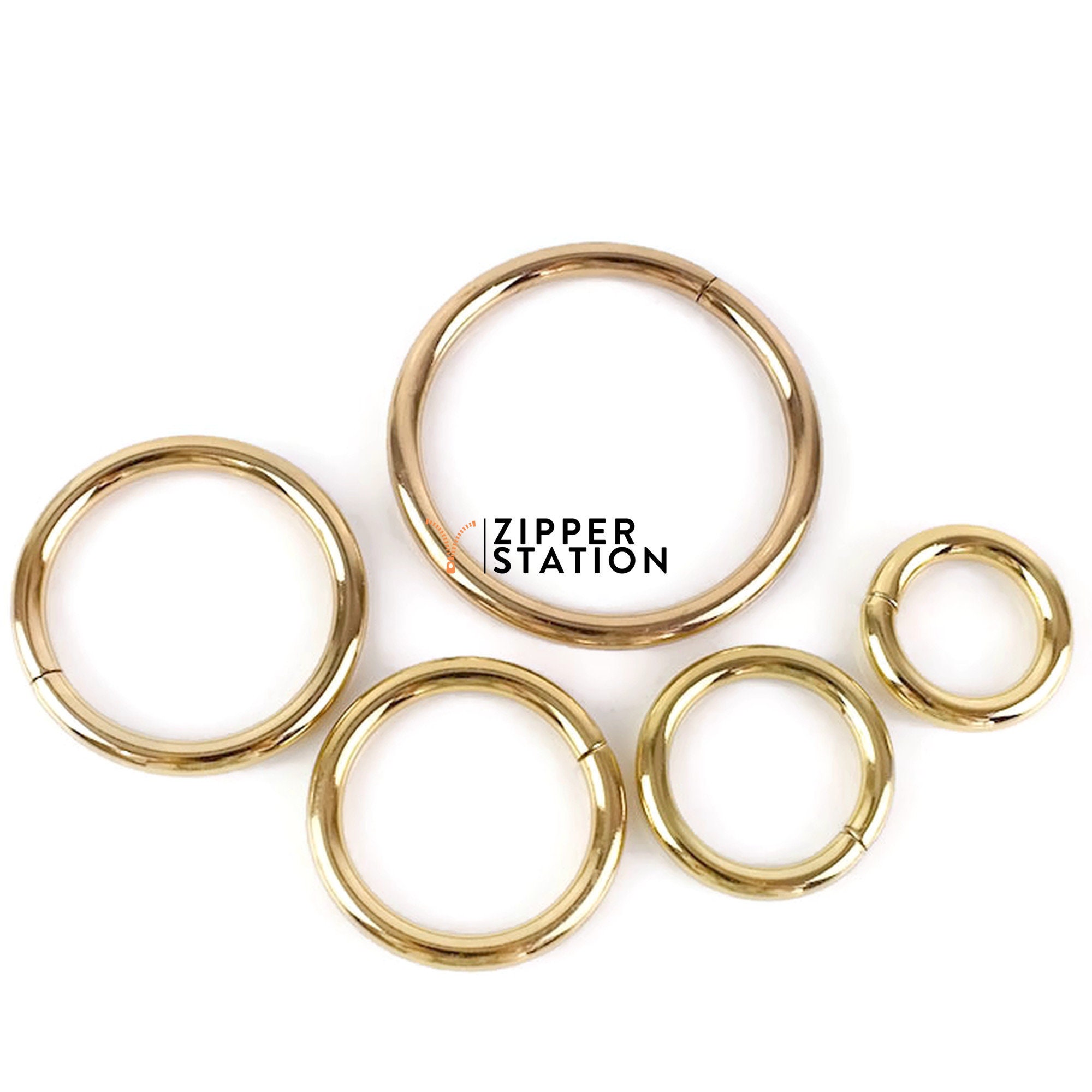 O-ring Findings Metal Non-welded O Rings for Belts Bags Lanyard