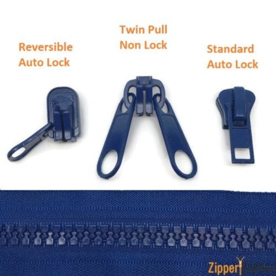 NAVY CHUNKY PLASTIC OPEN END ZIP No 5 weight 12/"// 30 CM BEST QUALITY