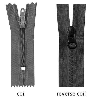 Waterproof #3 Coil Zipper, 3ft Matte Black Coil w/ 5 Zipper Pulls