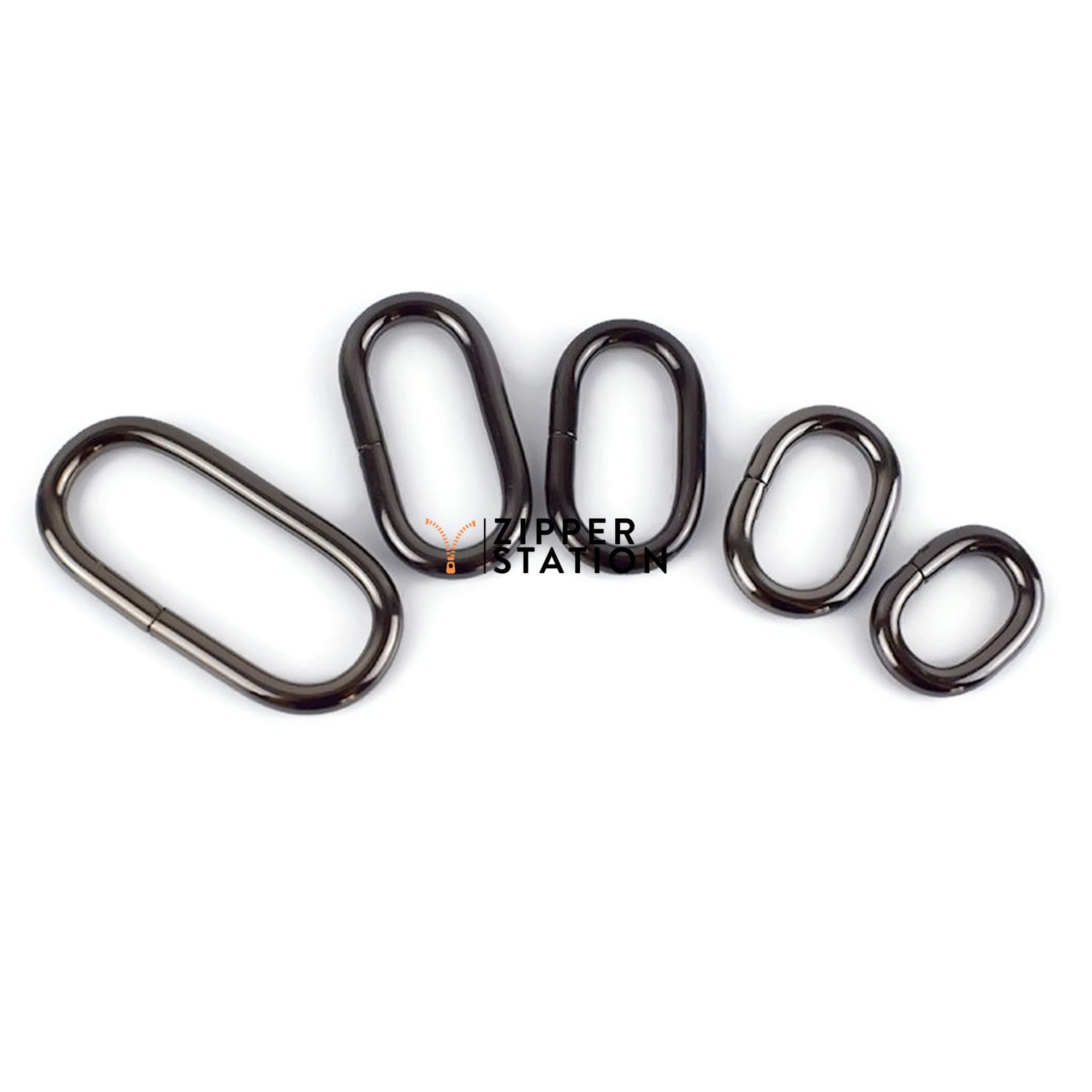 Non Weld Metal Rectangle D rings loop for webbing 13mm 20mm 25mm 32mm 38mm 50mm 