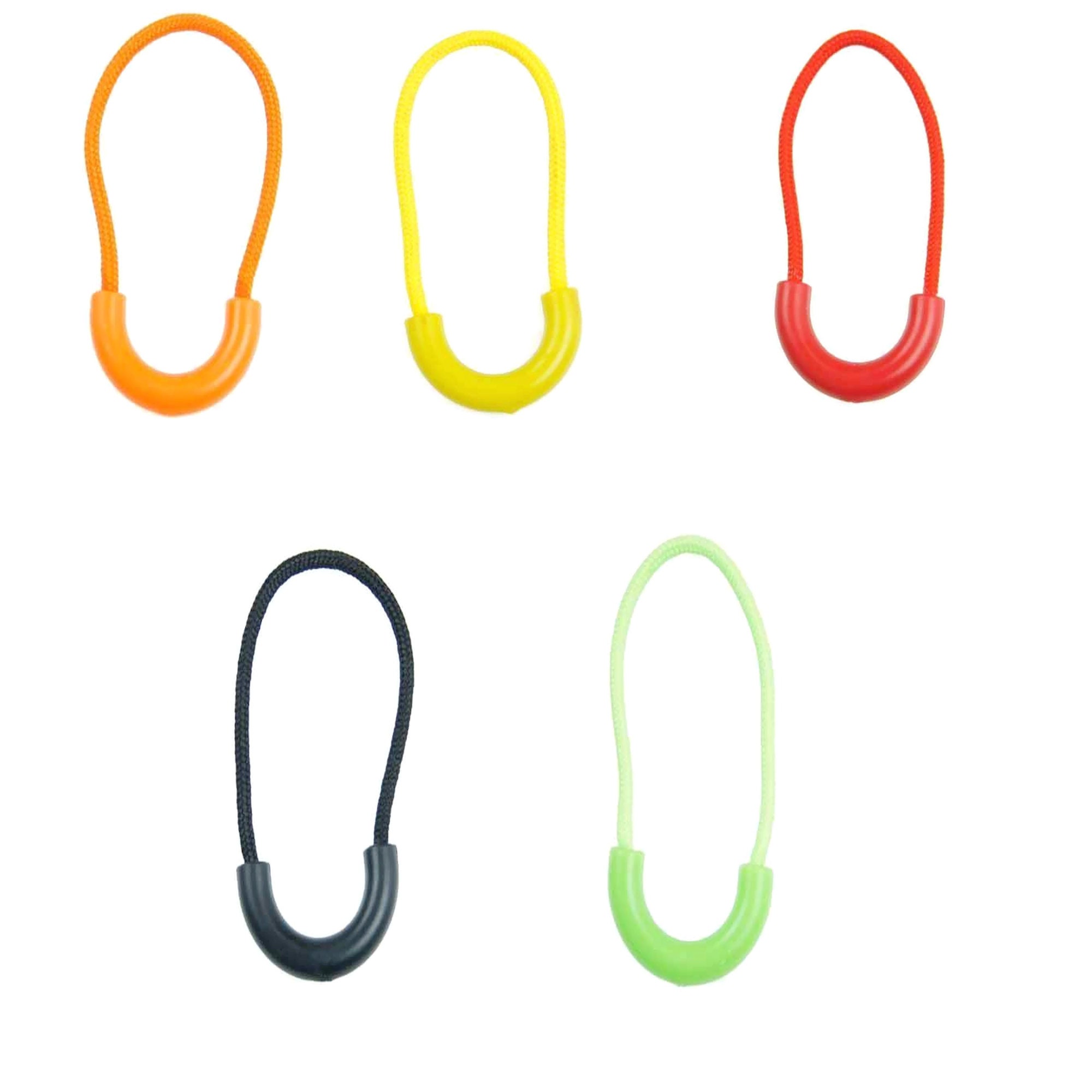 Zipper Pull Cords, Zip Pullers and Fasteners for coats, bags, cases, backpacks