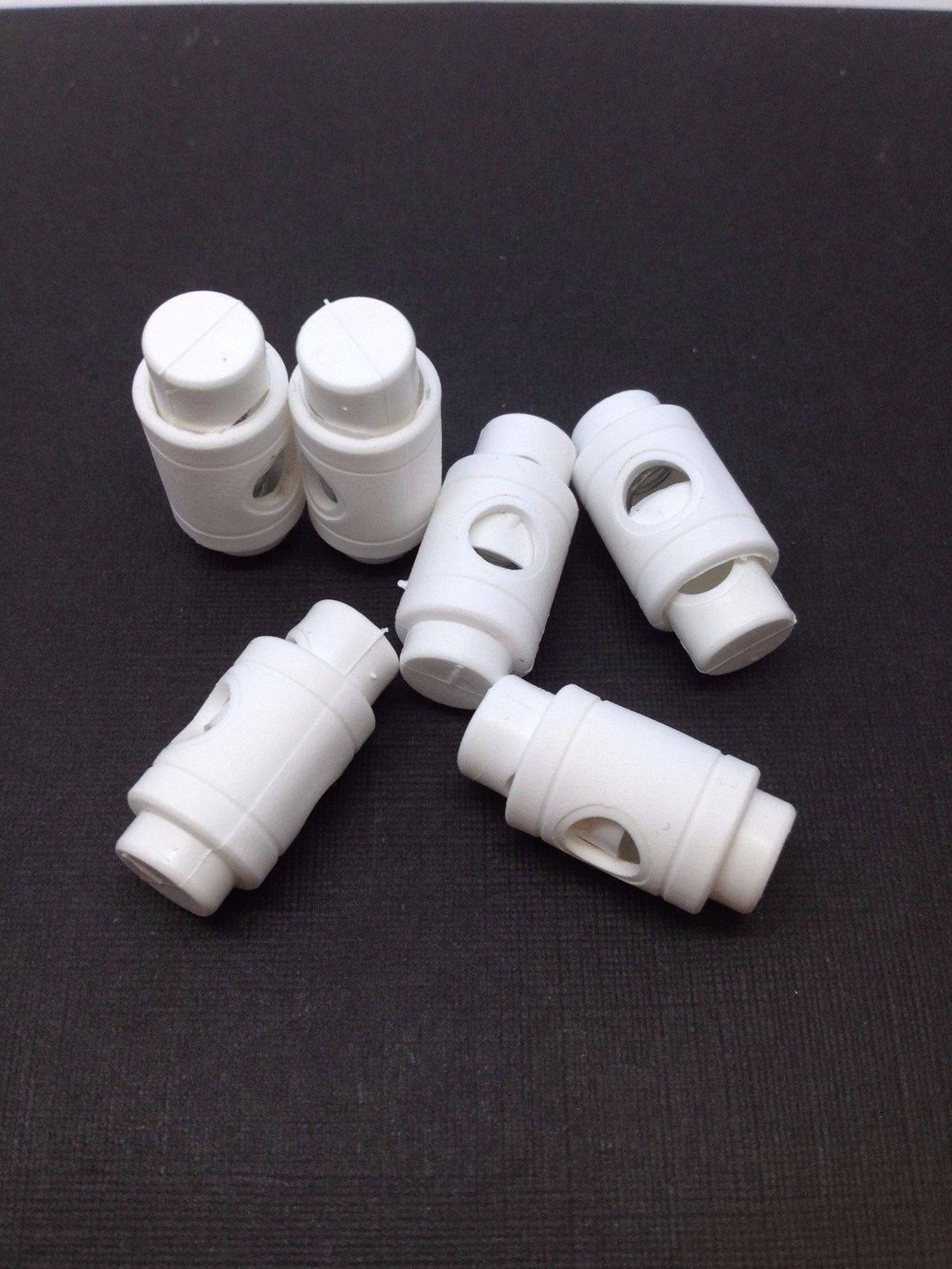 Toggle Cylinder Cord Lock End Spring Stopper - 18 Colours in Packs of 2 ...