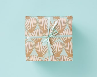 Sea Shell (mint) -  Gift Wrap