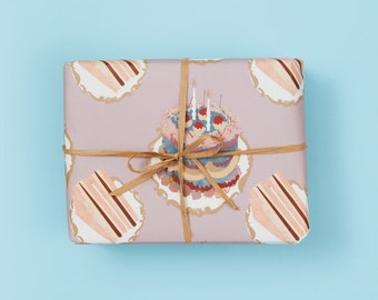 Torte Geschenkverpackung | Wickelset | Geburtstagstorte Wrap | Geschenkverpackung Set