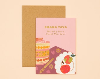 Shana Tova - Jewish  New Year Card / Pack | Jewish Greetings | Holiday Card