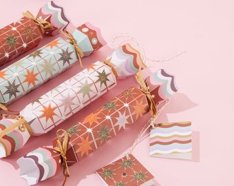 Star Christmas Cracker Kit / Sustainable  / DIY  / Fill your own Christmas Crackers