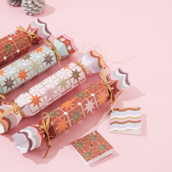 Kit Star Christmas Cracker / Sostenible / DIY / Llena tus propias galletas navideñas