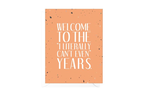 Funny Birthday Card Seizing the Night. Funny Birthday Card for Him Birthday Humor Funny Birthday Card for Her Carpe Diem