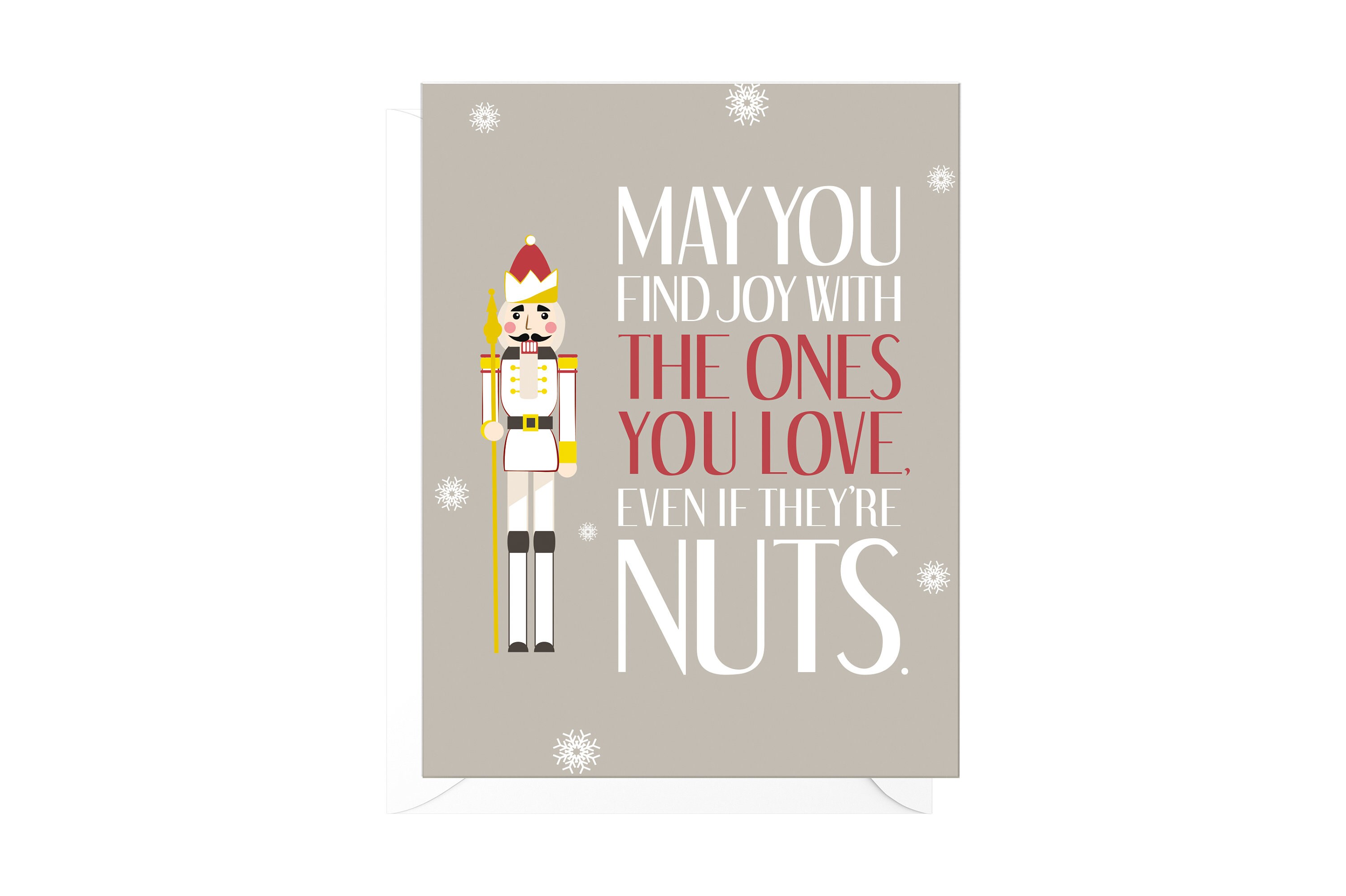Nutcracker Funny Christmas Card. Funny Xmas Card. Funny Etsy
