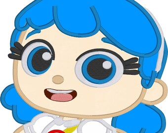 lol doll machine embroidery design