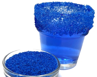 Snowy River Natural Royal Blue Cocktail Sugar (1x4oz), rimming sugar, cocktail garnish, cocktail rimmer, cocktail syrup, sanding sugar