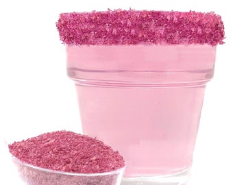 Snowy River Pink Cocktail Salt (1x4oz) - Pink Margarita Cocktail Rimming Salt, rimming salt, margarita salt, cocktail decorating