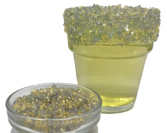 Snowy River All Natural Jewels Cocktail Sugar (1x4oz) - Gold and Silver Cocktail Rimming Sugar, Beverage Rimmer, Decorating Sugar