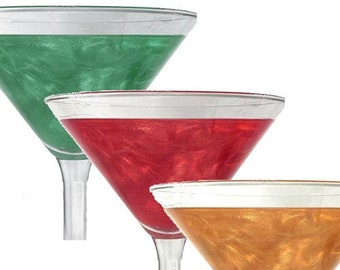Snowy River All Natural Holiday Cocktail Glitter Pack (3x4g), beverage glitter, wine glitter, beer glitter, natural glitter, edible glitter