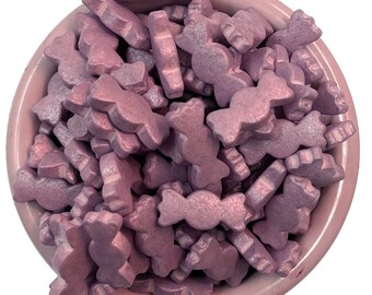 Ultimate Baker Purple Bows Sprinkles  (1x8oz) - Naturally Colored bows jimmies, sprinkles and shapes, cake decorating edible jimmies